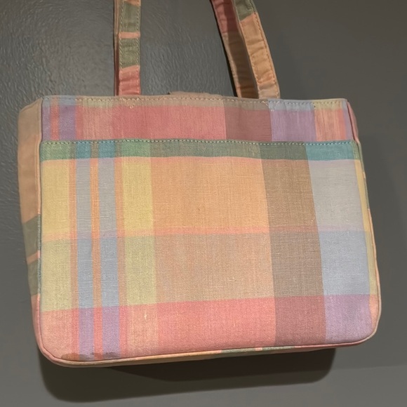 Lauren Ralph Lauren‎ Pink and Green Tote Bag - Picture 6 of 9